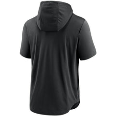 Baltimore Orioles Nike Home Team Short Sleeve Performance Hoodie Top - Black Hoodies