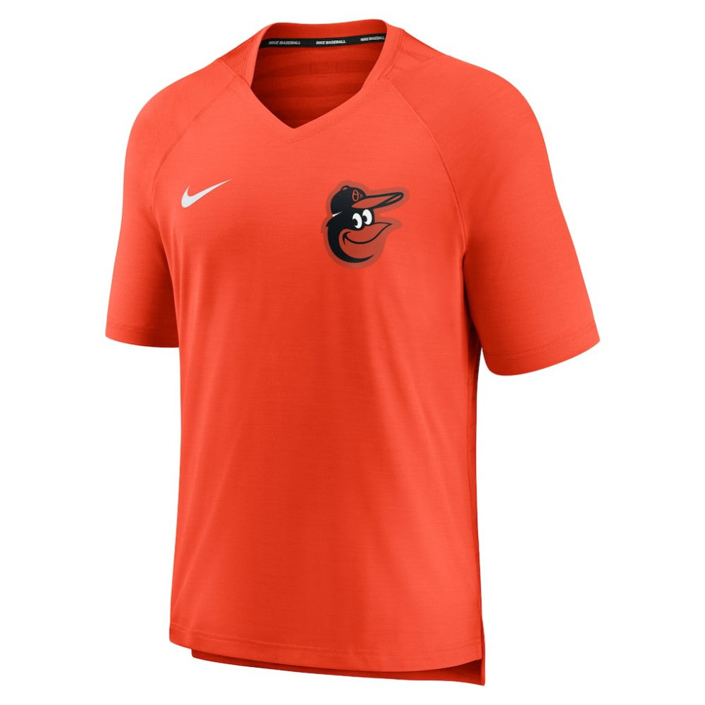 Baltimore Orioles Nike Authentic Collection Pregame Performance V-Neck T-Shirt - Orange T-shirts