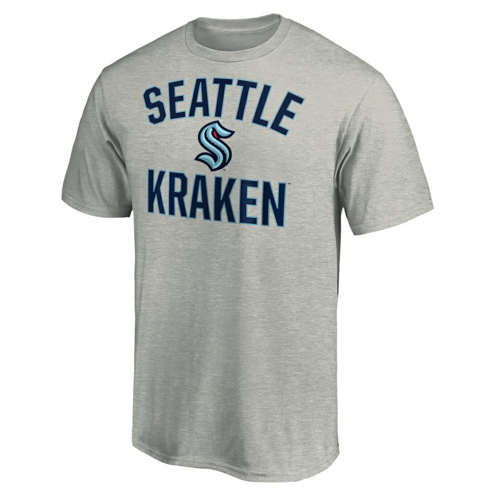 NHL Seattle Kraken Fanatics Victory Arch T-Shirt - Heather Gray