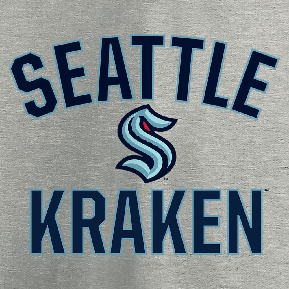 NHL Seattle Kraken Fanatics Victory Arch T-Shirt - Heather Gray