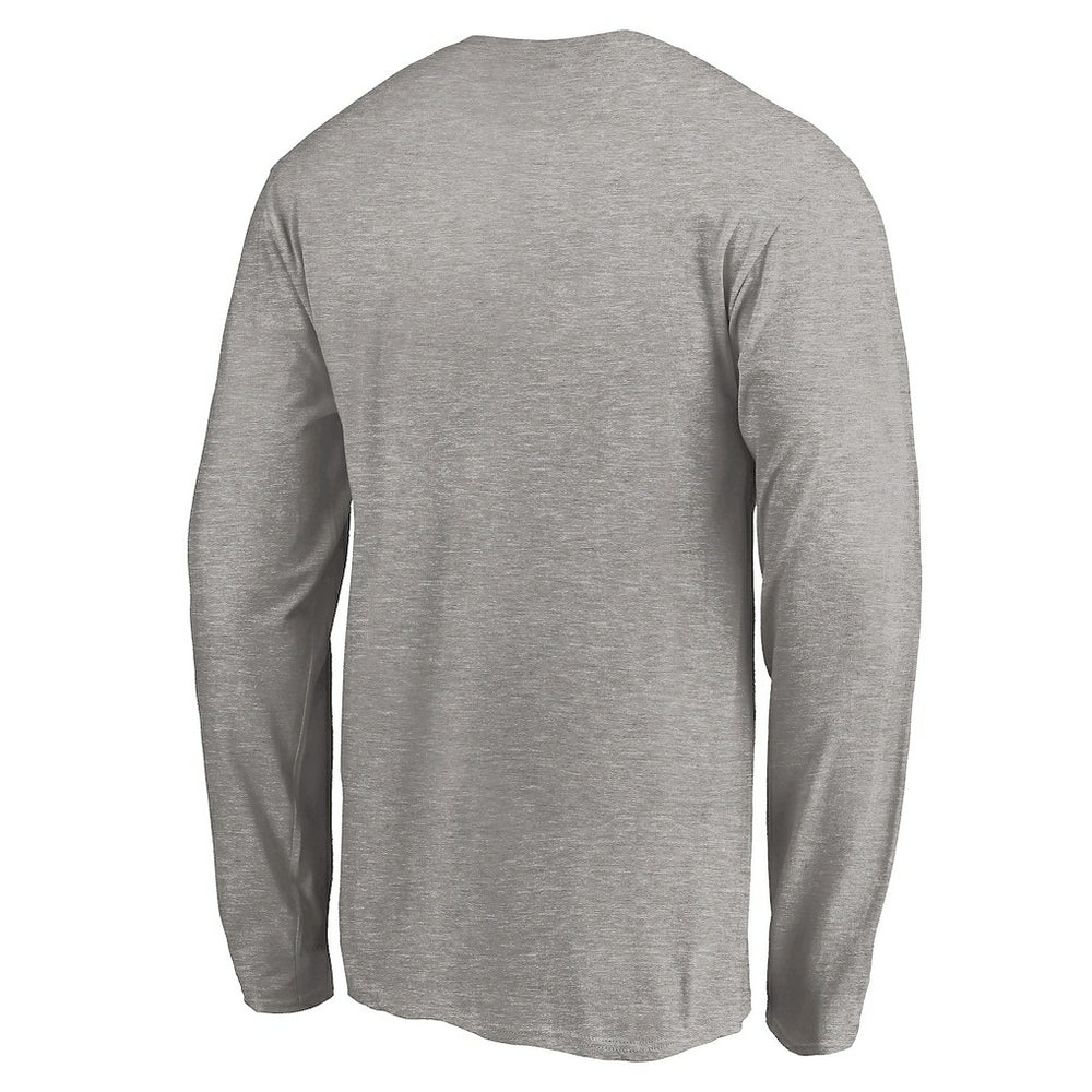 Los Angeles Chargers On Side Stripe Long Sleeve T-Shirt Heathered Gray