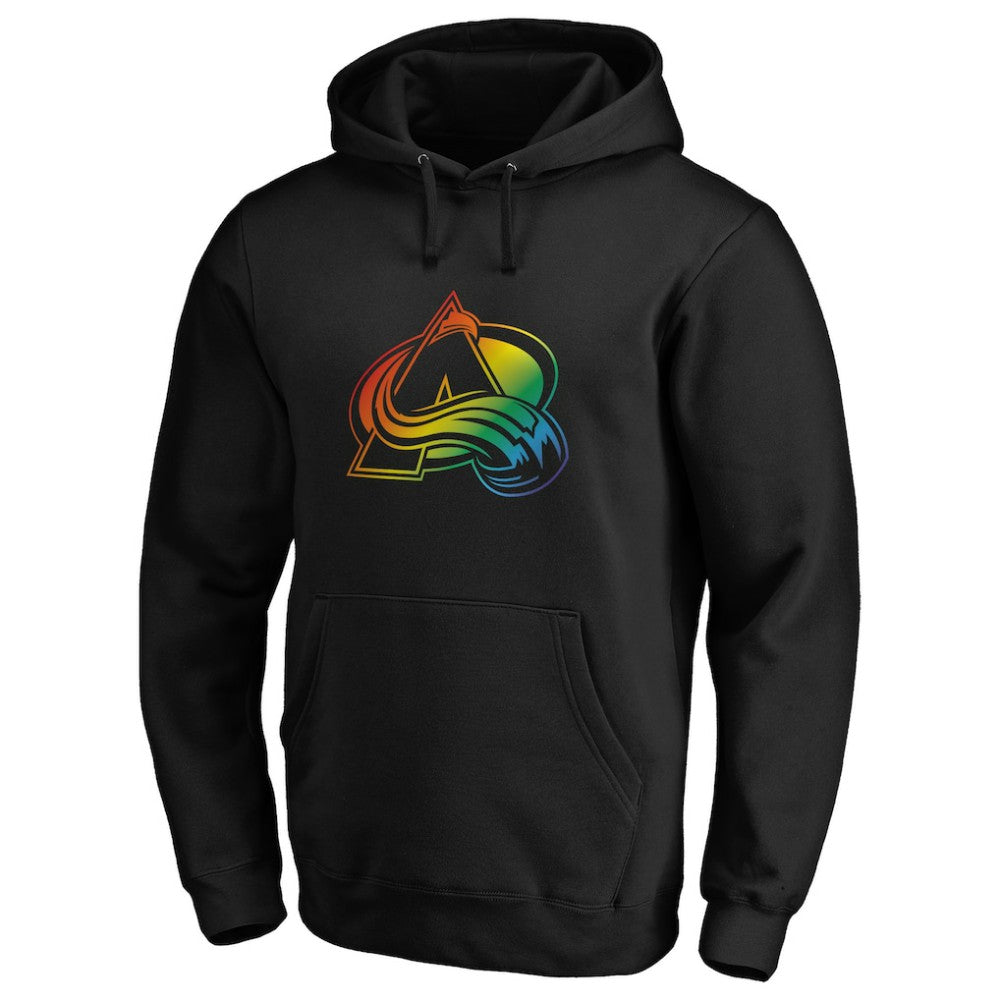 NHL Colorado Avalanche Team Pride Logo Pullover Hoodie - Black
