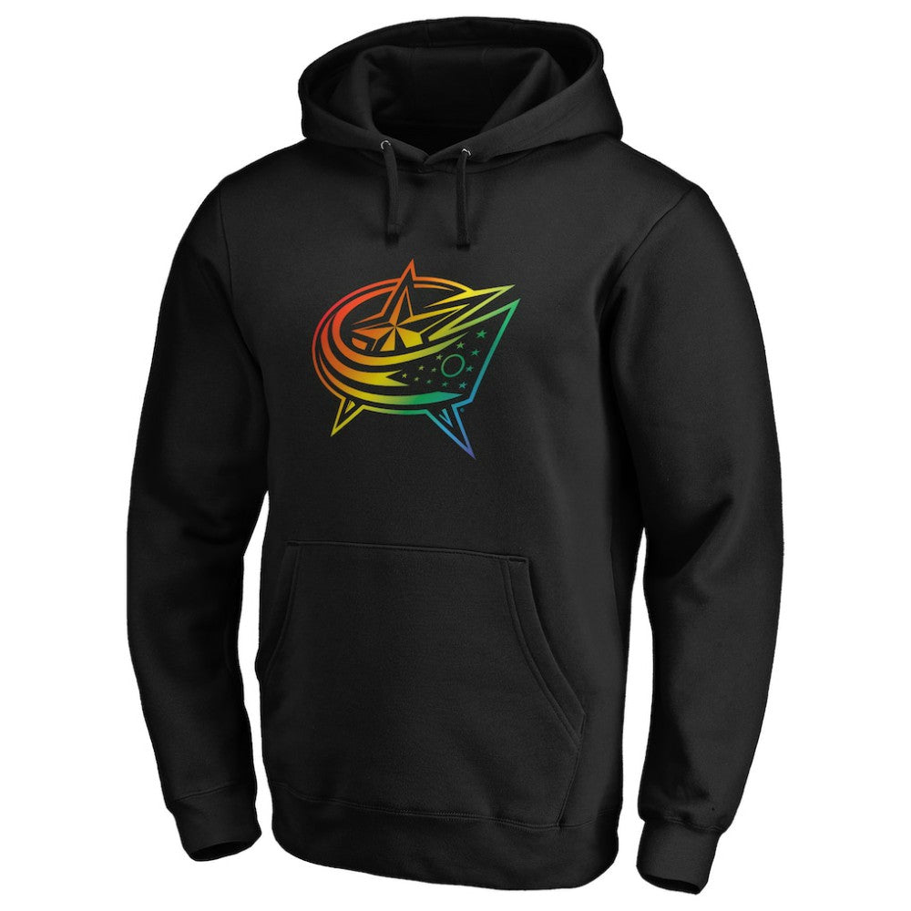 NHL Columbus Blue Jackets Team Pride Logo Pullover Hoodie - Black