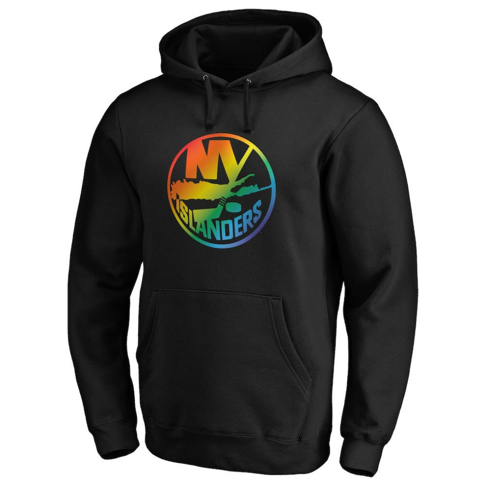 NHL New York Islanders Team Pride Logo Pullover Hoodie - Black