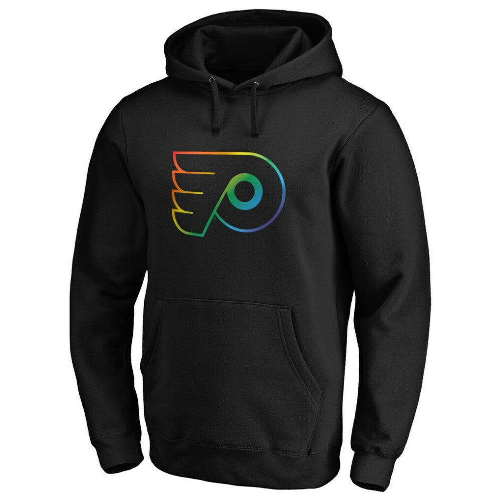 NHL Philadelphia Flyers Team Pride Logo Pullover Hoodie - Black