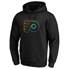 NHL Philadelphia Flyers Team Pride Logo Pullover Hoodie - Black