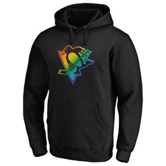 NHL Pittsburgh Penguins Team Pride Logo Pullover Hoodie - Black