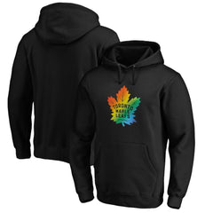 NHL Toronto Maple Leafs Team Pride Logo Pullover Hoodie - Black