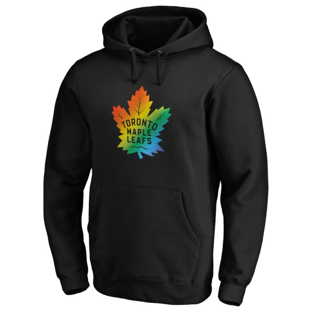 NHL Toronto Maple Leafs Team Pride Logo Pullover Hoodie - Black