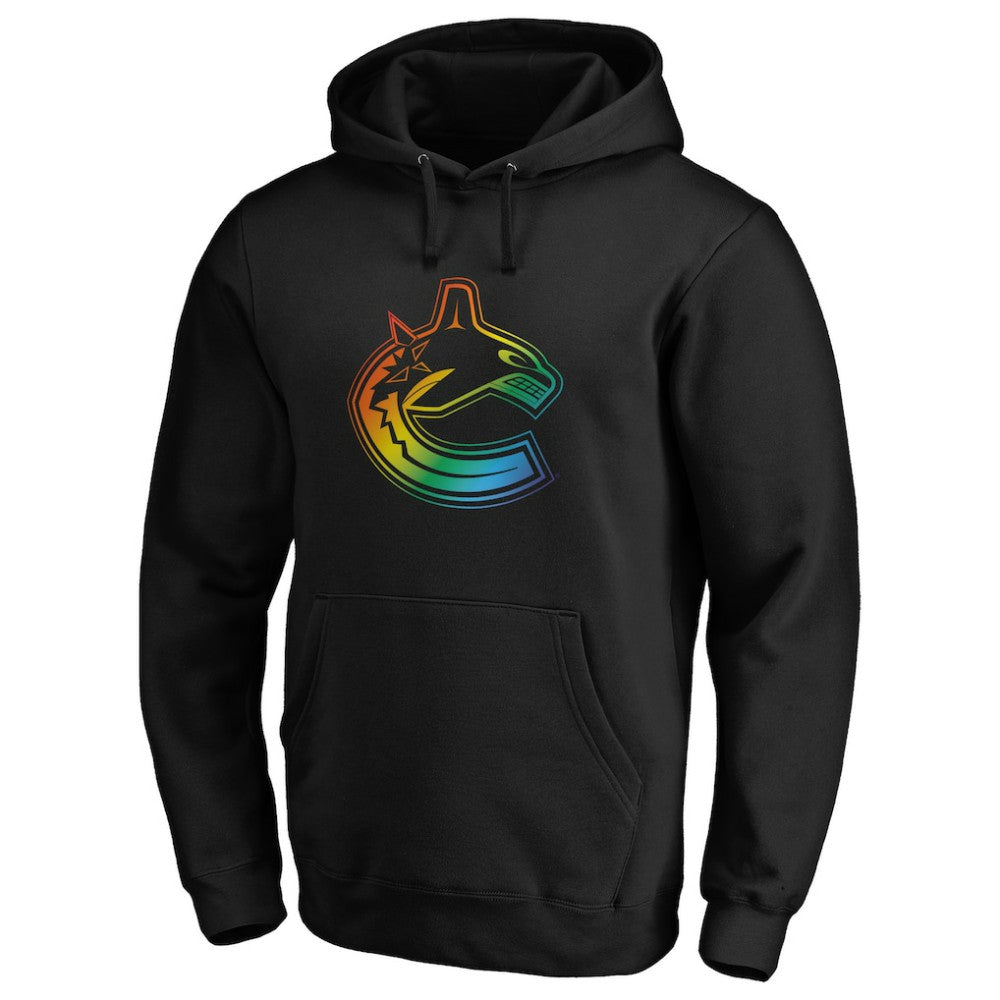 NHL Vancouver Canucks Team Pride Logo Pullover Hoodie - Black
