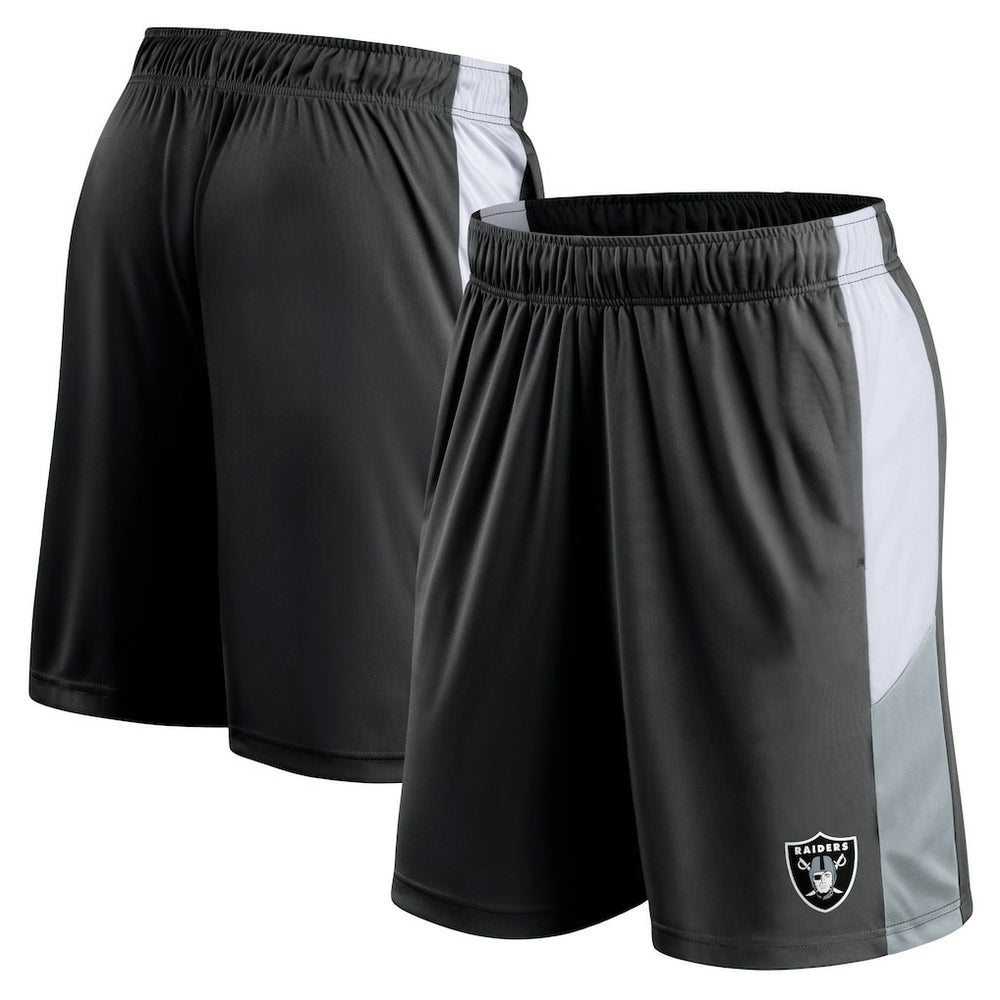 Las Vegas Raiders Prep Colorblock Shorts Black