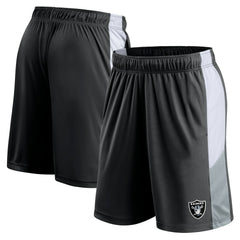 Las Vegas Raiders Prep Colorblock Shorts Black
