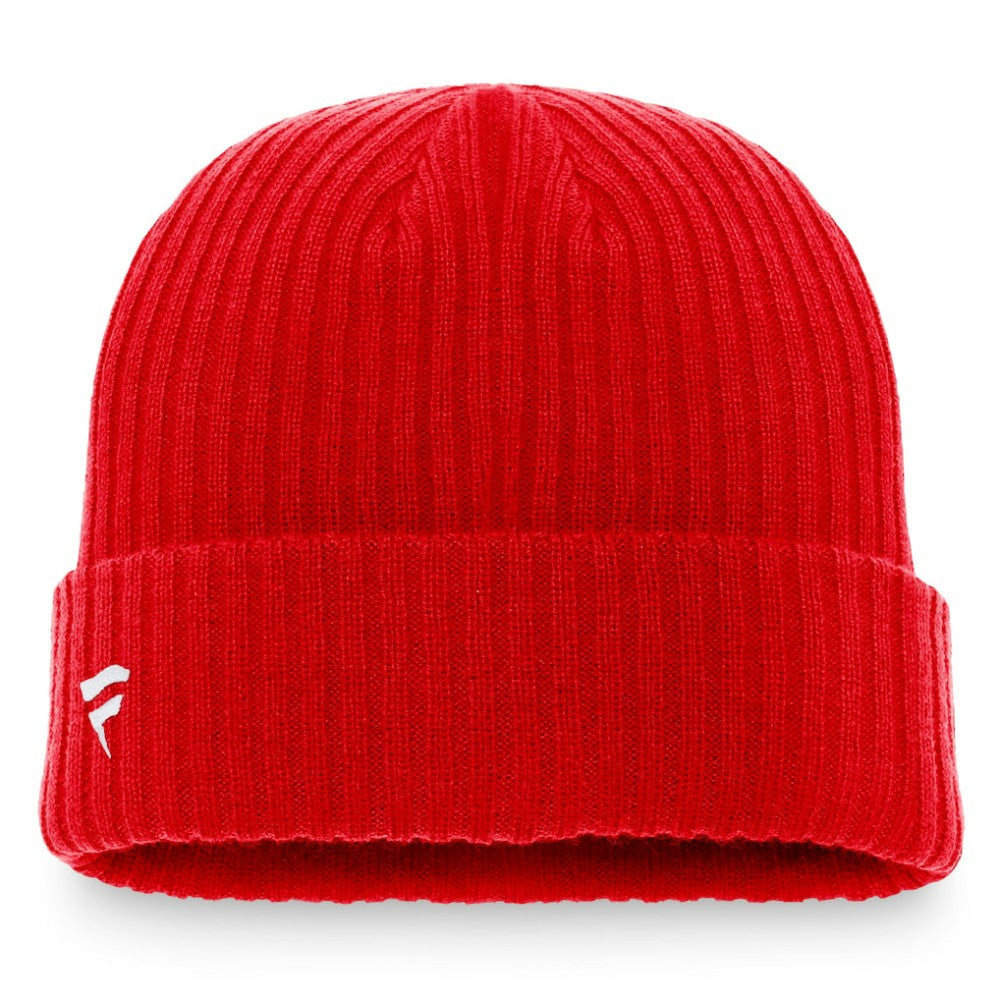 NHL Ottawa Senators Fanatics Core Primary Logo Cuffed Knit Hat - Red