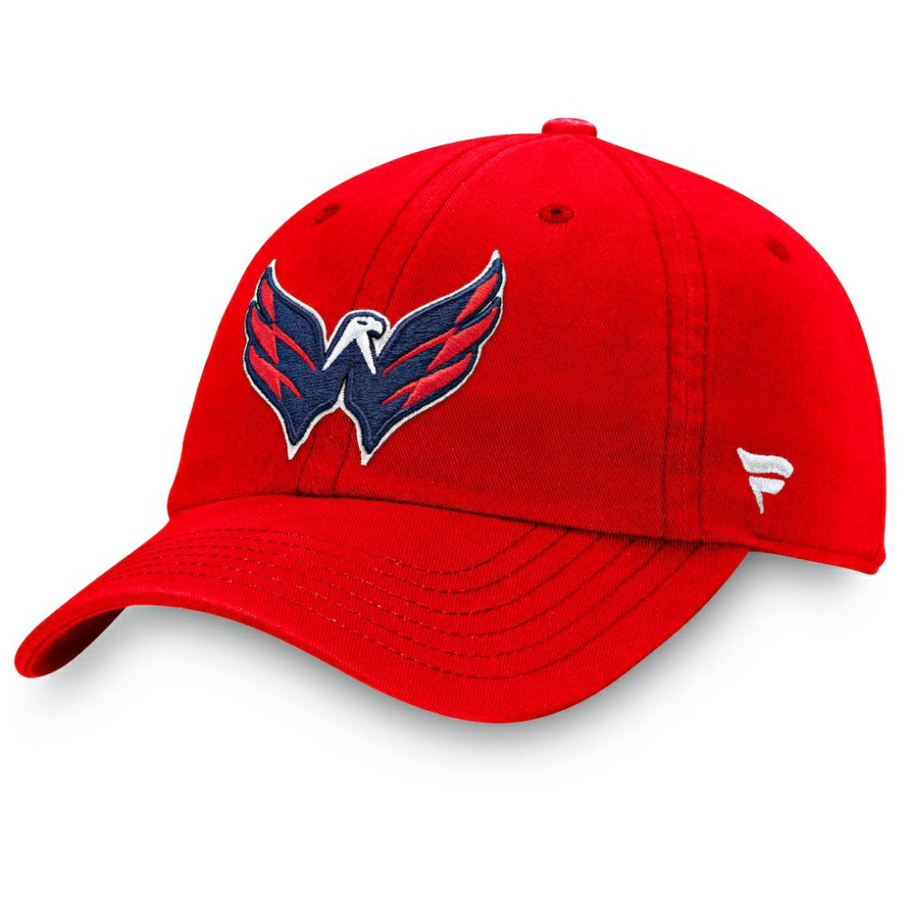 NHL Washington Capitals Fanatics Core Primary Logo Adjustable Hat - Red