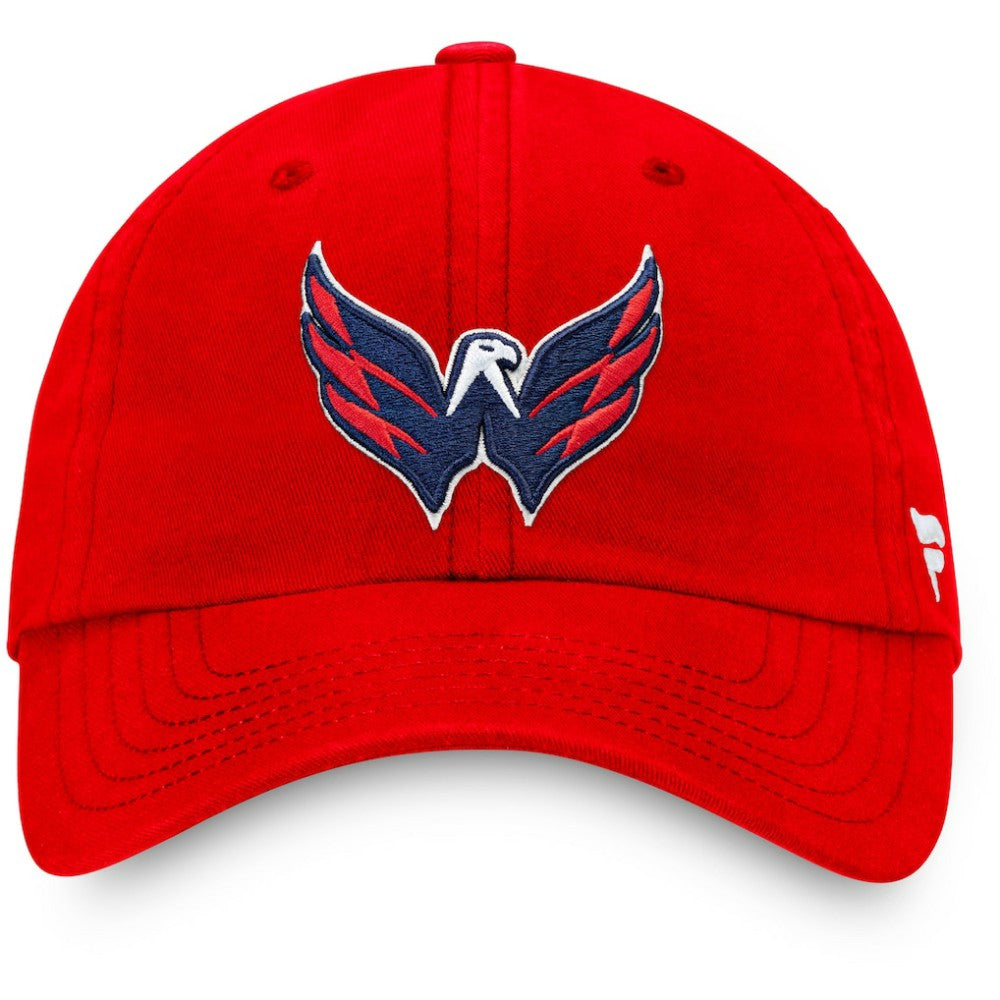 NHL Washington Capitals Fanatics Core Primary Logo Adjustable Hat - Red