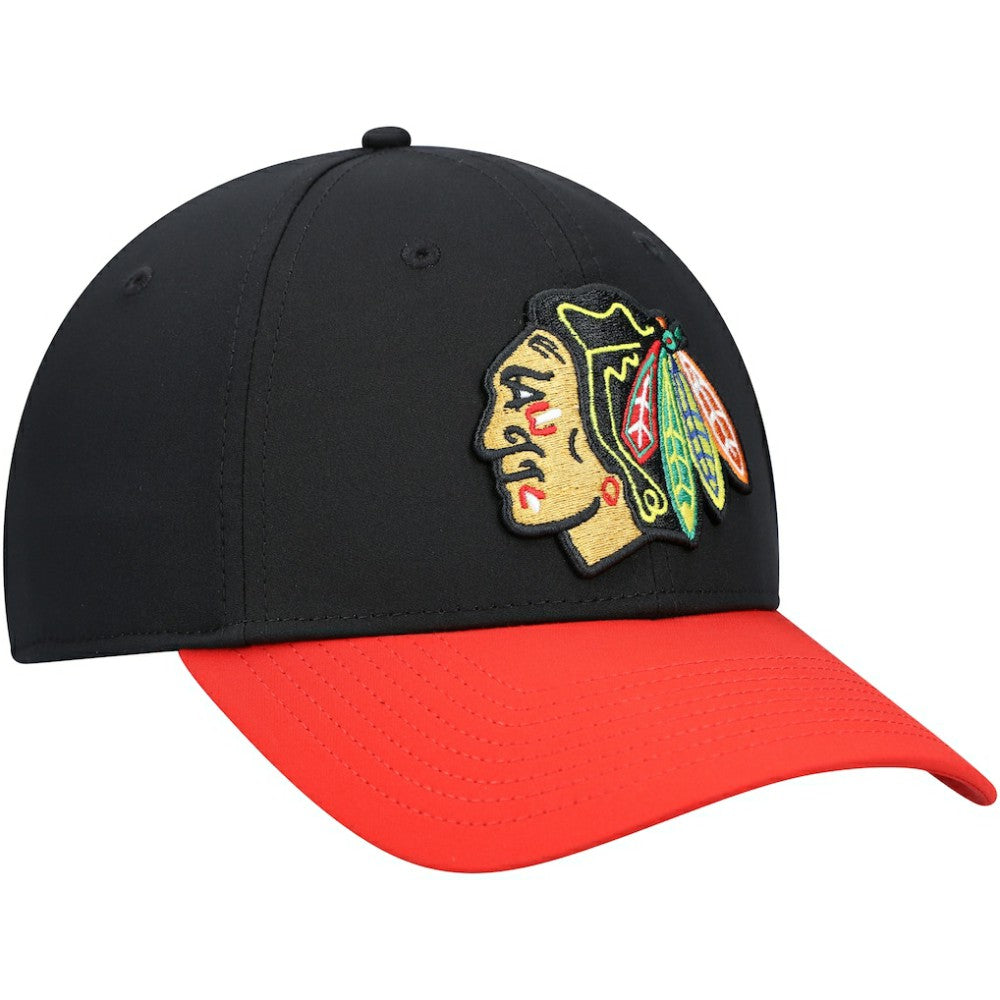 NHL Chicago Blackhawks Fanatics Core Primary Logo Flex Hat - Black