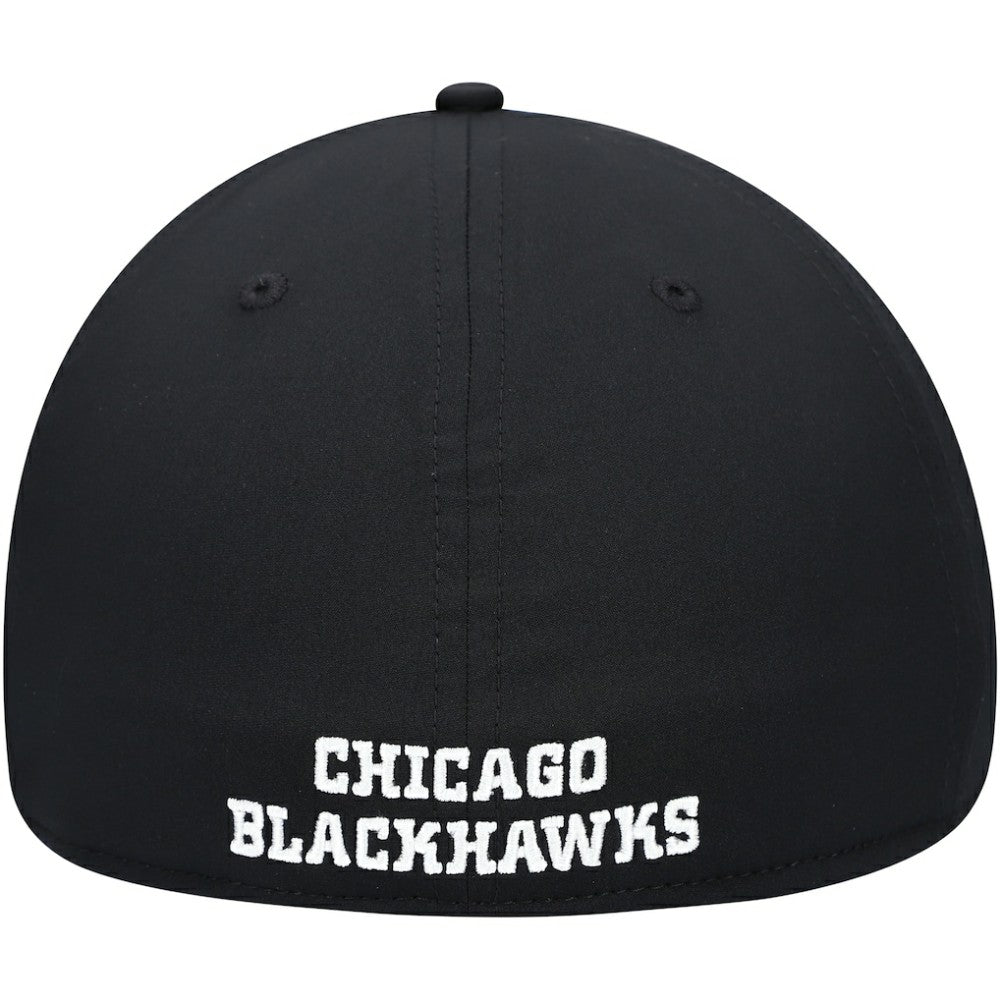NHL Chicago Blackhawks Fanatics Core Primary Logo Flex Hat - Black