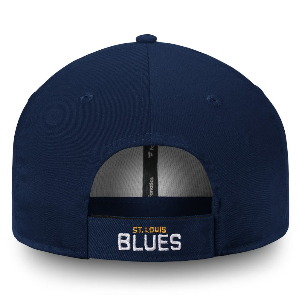 NHL St. Louis Blues Fanatics Core Adjustable Hat - Navy