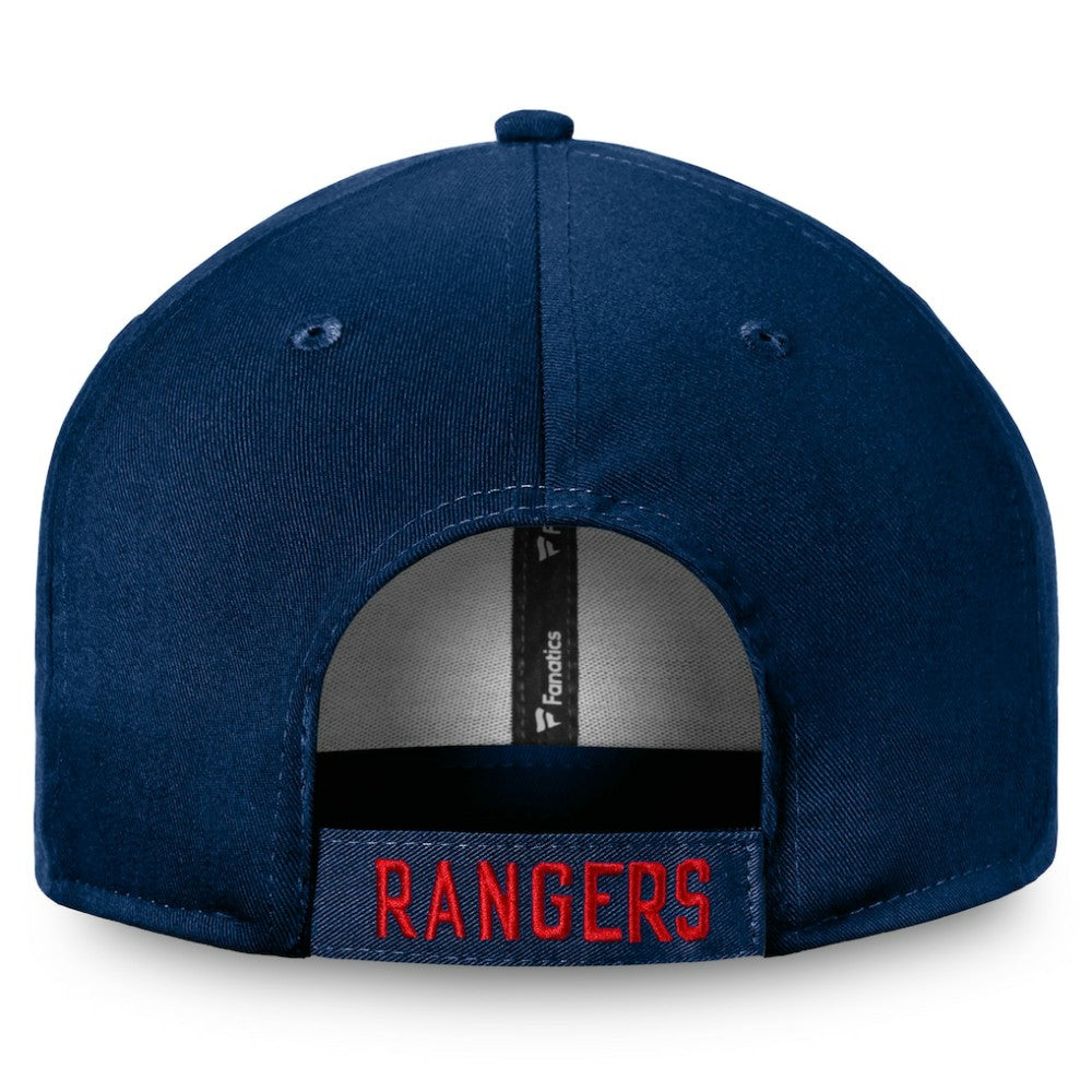 NHL New York Rangers Fanatics Core Adjustable Hat - Navy