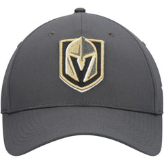 NHL Vegas Golden Knights Fanatics Logo Core Adjustable Hat - Charcoal
