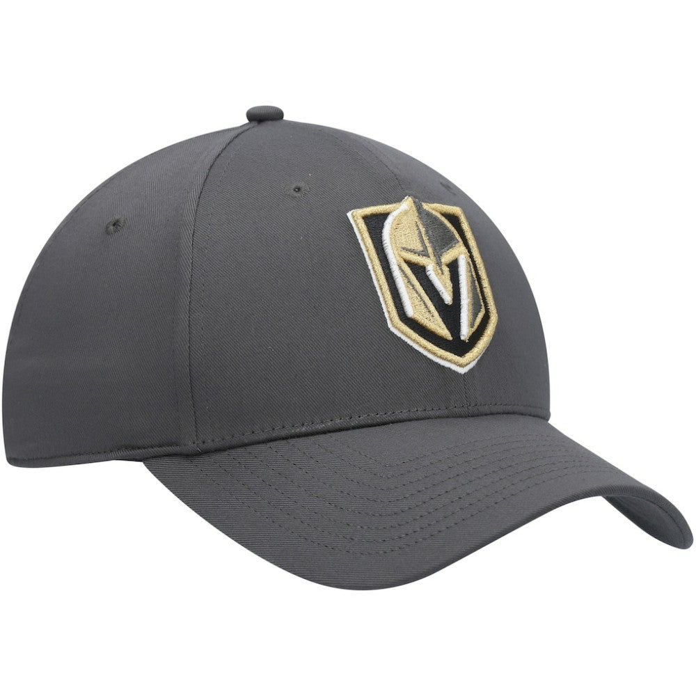 NHL Vegas Golden Knights Fanatics Logo Core Adjustable Hat - Charcoal