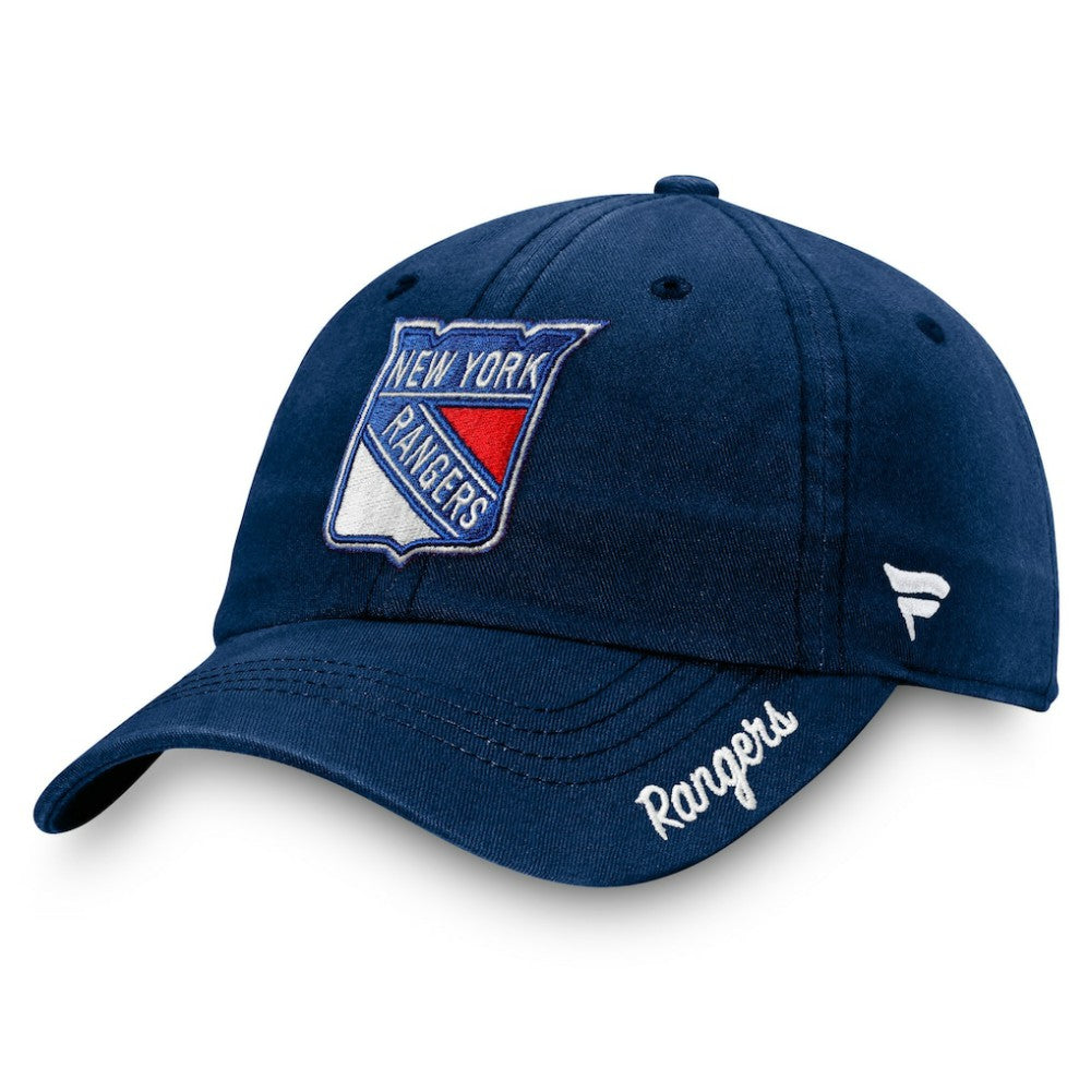 NHL New York Rangers Fanatics Women's Primary Logo Adjustable Hat - Navy