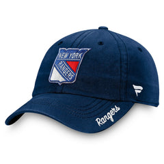 NHL New York Rangers Fanatics Women's Primary Logo Adjustable Hat - Navy