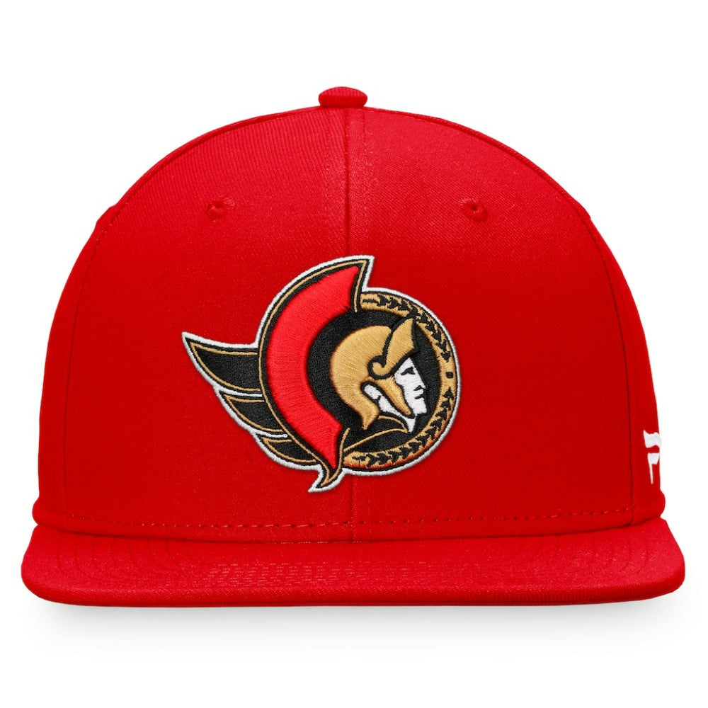 NHL Ottawa Senators Fanatics Core Primary Logo Fitted Hat - Red