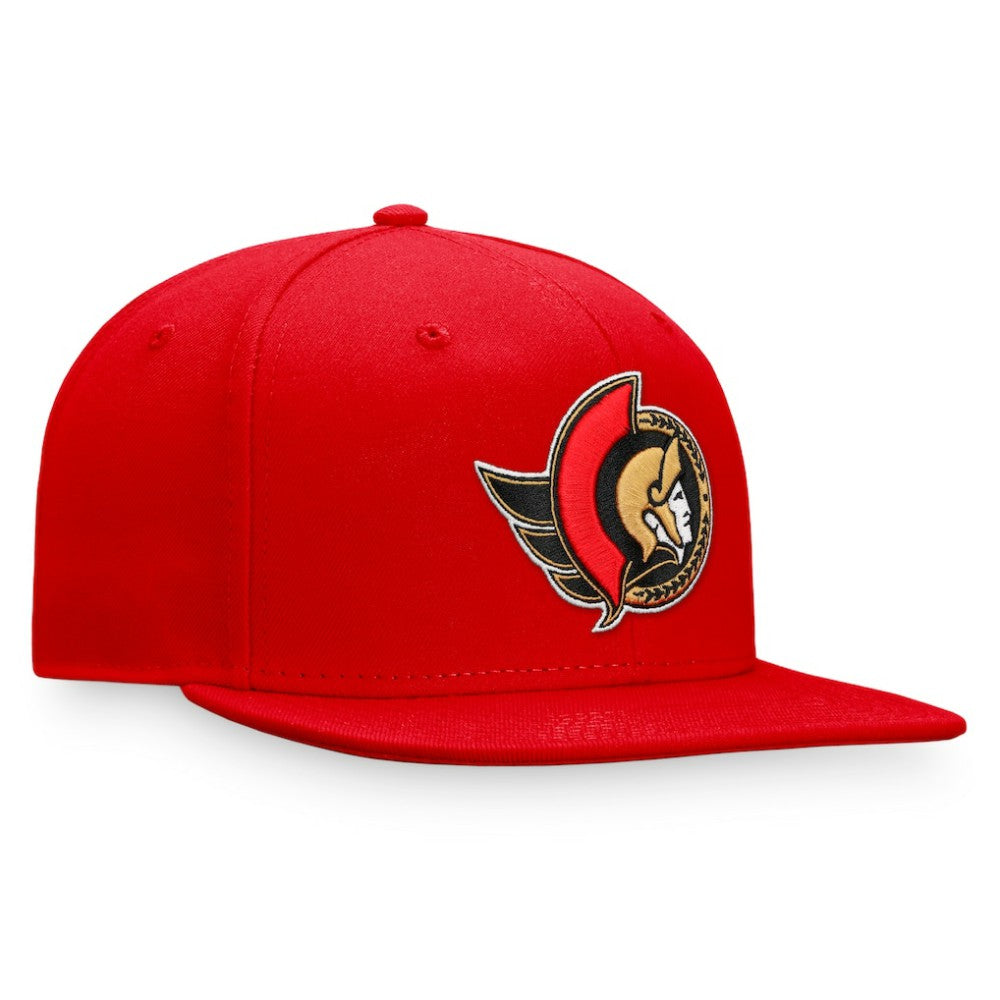 NHL Ottawa Senators Fanatics Core Primary Logo Fitted Hat - Red