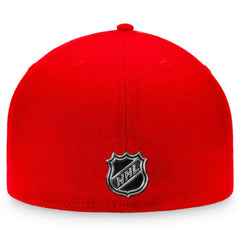 NHL New York Rangers Fanatics Core Primary Logo Fitted Hat - Red
