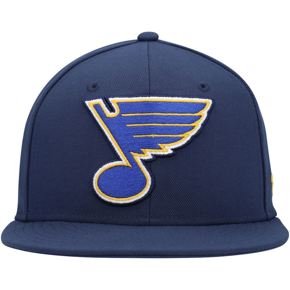 NHL St. Louis Blues Fanatics Core Primary Logo Fitted Hat - Navy