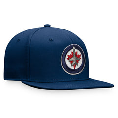 NHL Winnipeg Jets Fanatics Core Primary Logo Fitted Hat - Navy