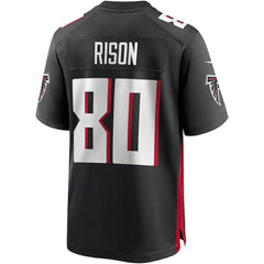 Andre Rison Atlanta Falcons Game Retired Player Jersey Black