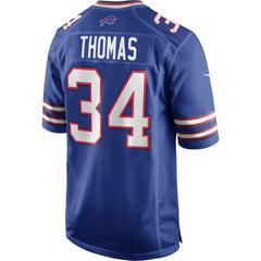 Thurman Thomas Buffalo Bills Game Retired Player Jersey Royal