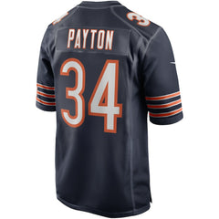 Walter Payton Chicago Bears Game Retired Player Jersey Navy