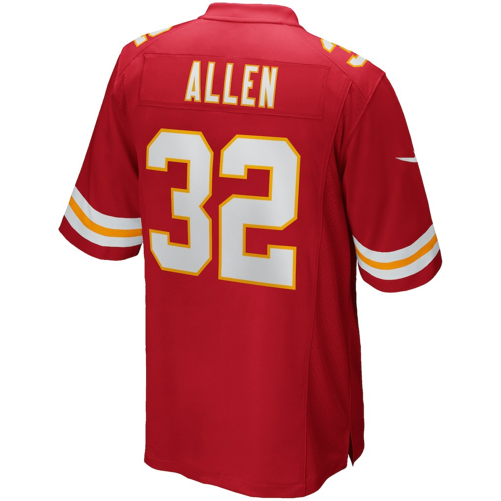 Marcus Allen Kansas City Chiefs Game Retired Player Jersey Red