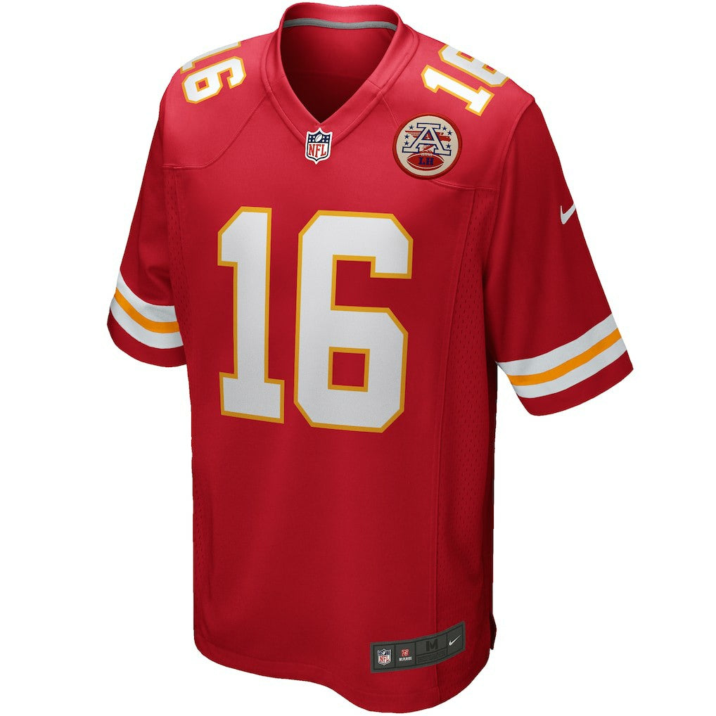 Len Dawson Kansas City Chiefs Game Retired Player Jersey Red