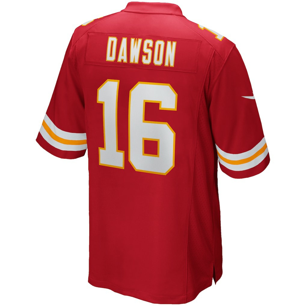 Len Dawson Kansas City Chiefs Game Retired Player Jersey Red