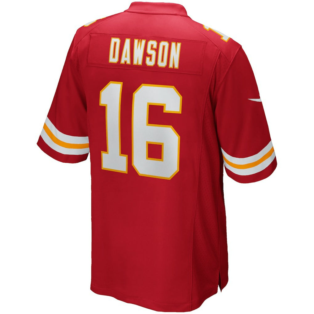 Len Dawson Kansas City Chiefs Game Retired Player Jersey Red