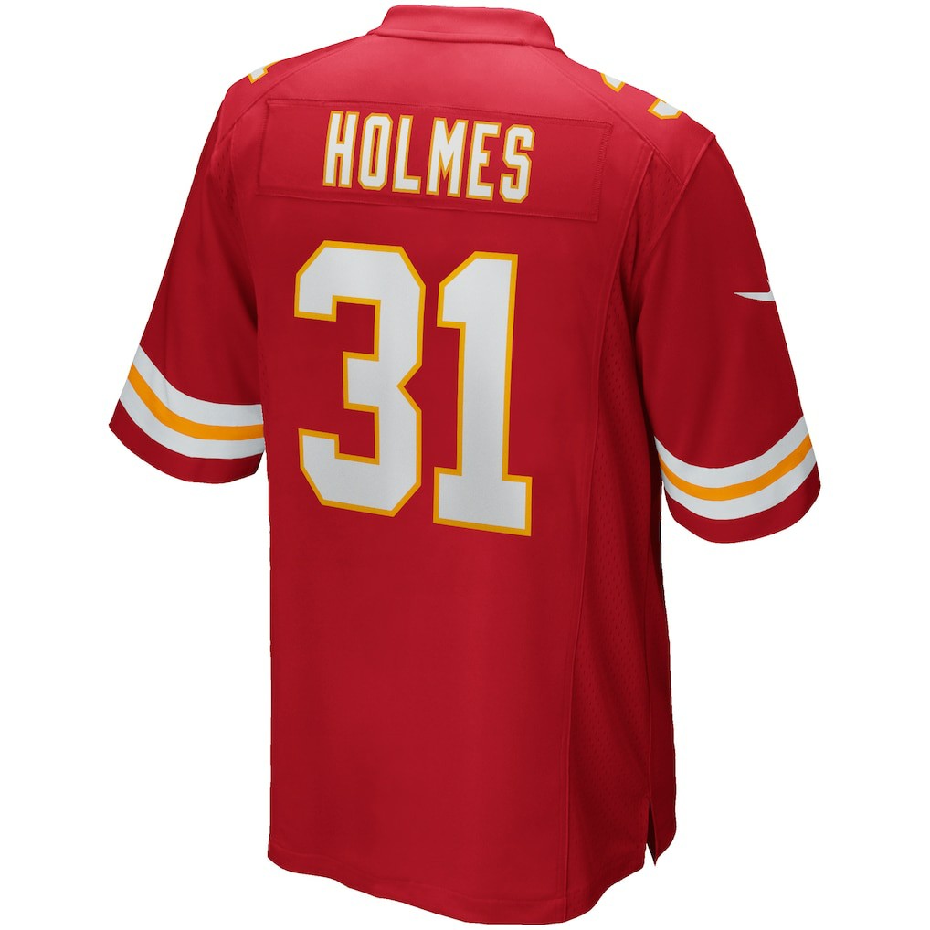 Priest Holmes Kansas City Chiefs Game Retired Player Jersey Red
