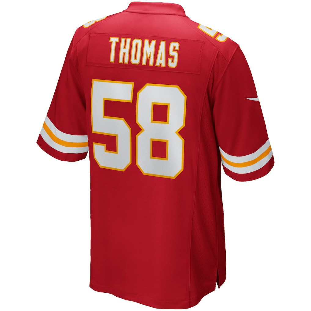 Derrick Thomas Kansas City Chiefs Game Retired Player Jersey Red