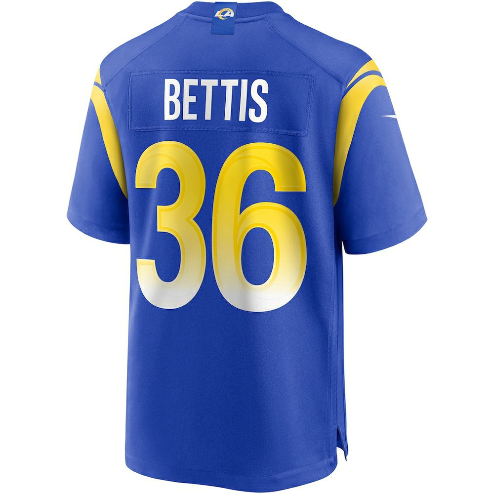 Jerome Bettis Los Angeles Rams Game Retired Player Jersey Royal