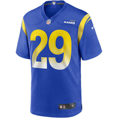 Eric Dickerson Los Angeles Rams Game Retired Player Jersey Royal