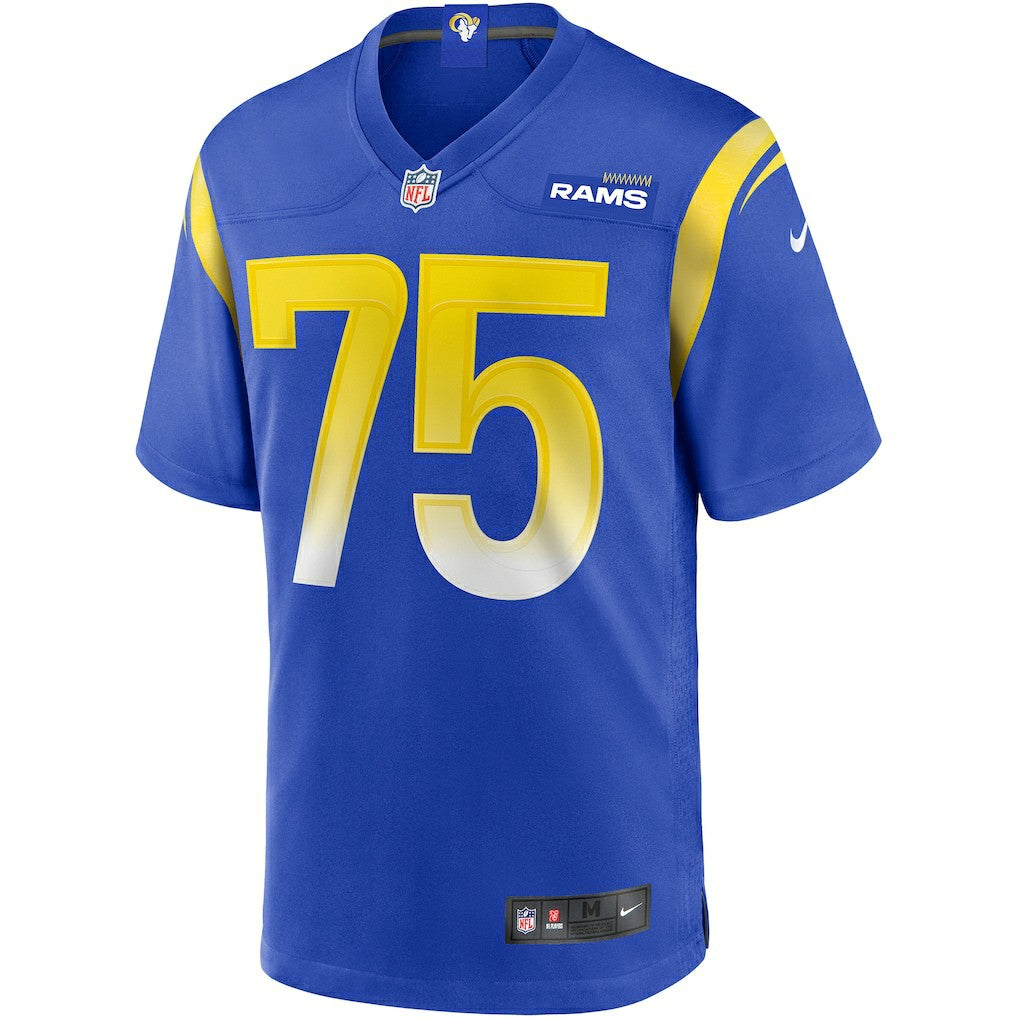 Deacon Jones Los Angeles Rams Game Retired Player Jersey Royal