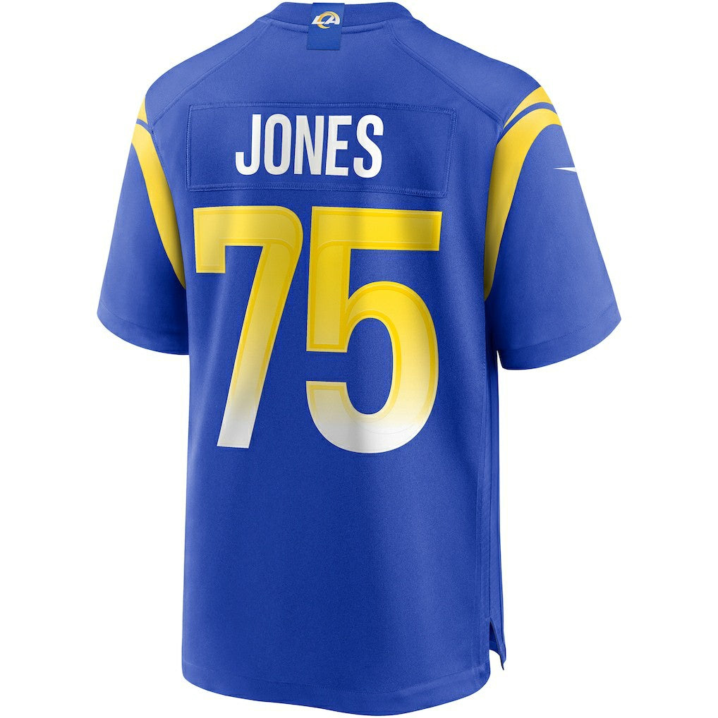Deacon Jones Los Angeles Rams Game Retired Player Jersey Royal