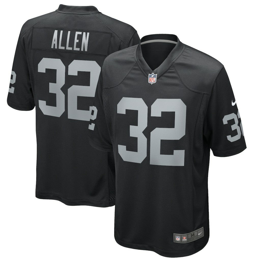 Marcus Allen Las Vegas Raiders Game Retired Player Jersey Black