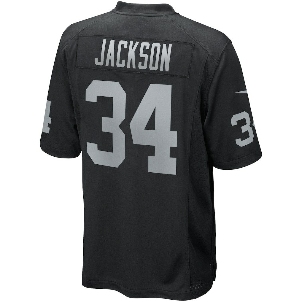 Bo Jackson Las Vegas Raiders Game Retired Player Jersey Black