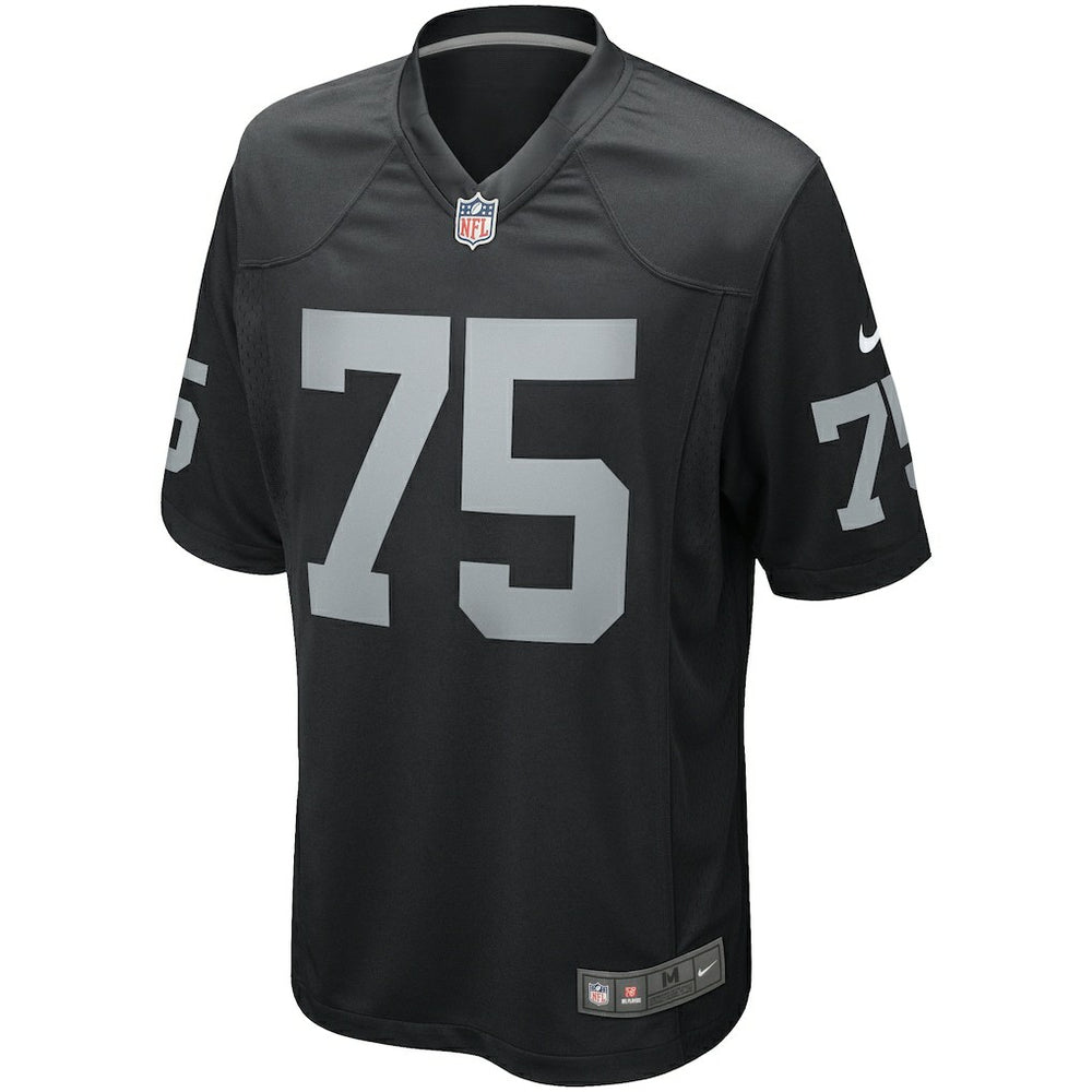 Howie Long Las Vegas Raiders Game Retired Player Jersey Black