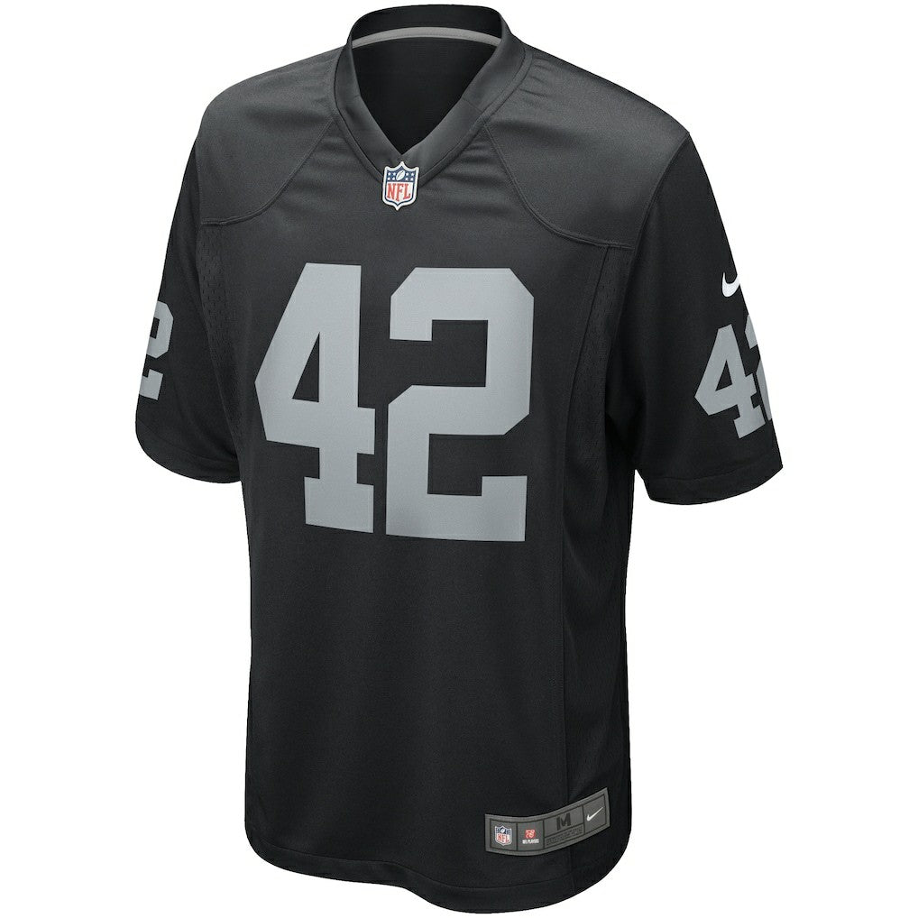 Ronnie Lott Las Vegas Raiders Game Retired Player Jersey Black