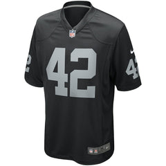 Ronnie Lott Las Vegas Raiders Game Retired Player Jersey Black